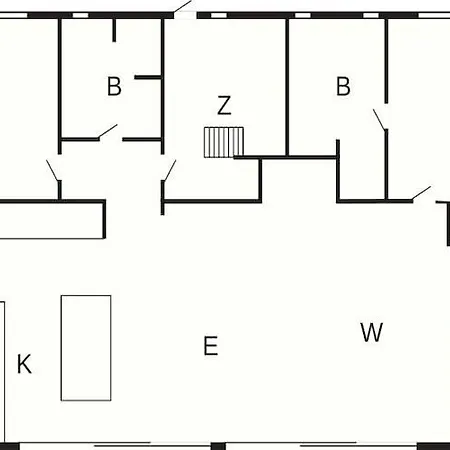 Casa de Férias 7 Person In Albaek-by Traum